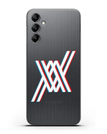 Чехол аниме Милый во Франксе - Лого силиконовый для Samsung Galaxy A14 [SM-A145]