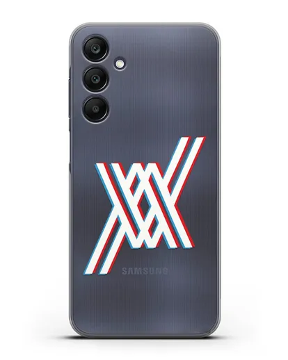 Чехол аниме Милый во Франксе - Лого силиконовый для Samsung Galaxy A25 [SM-A256]