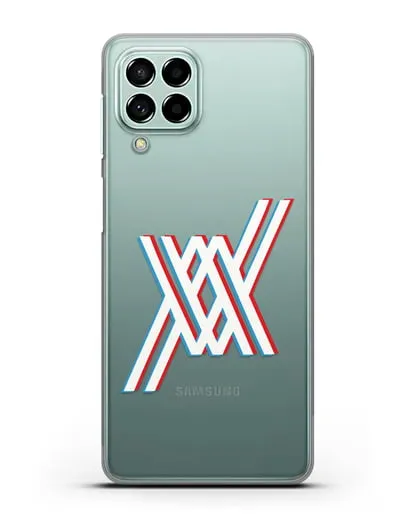 Чехол аниме Милый во Франксе - Лого силиконовый для Samsung Galaxy M33 [SM-M336]