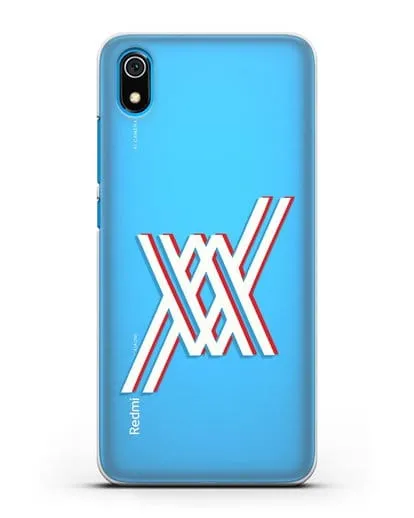 Чехол аниме Милый во Франксе - Лого силиконовый для Xiaomi Redmi 7A