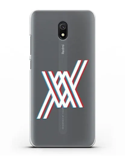 Чехол аниме Милый во Франксе - Лого силиконовый для Xiaomi Redmi 8A