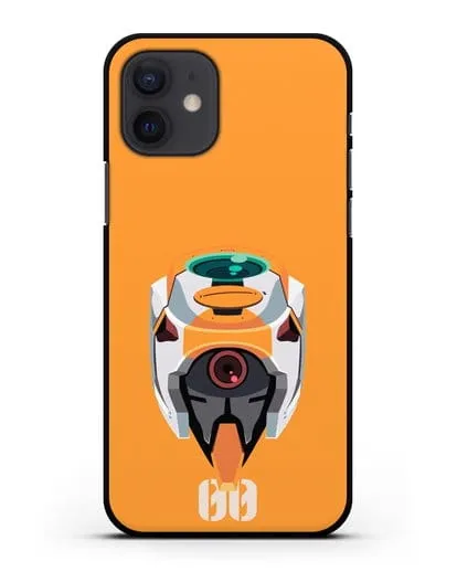 Чехол аниме Евангелион - Ева 00 силиконовый для iPhone 12