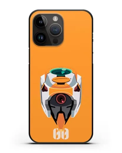 Чехол аниме Евангелион - Ева 00 силиконовый для iPhone 14 Pro Max