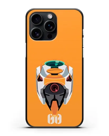 Чехол аниме Евангелион - Ева 00 силиконовый для iPhone 15 Pro Max