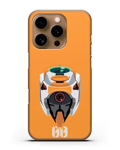 Чехол аниме Евангелион - Ева 00 силиконовый для iPhone 16 Pro