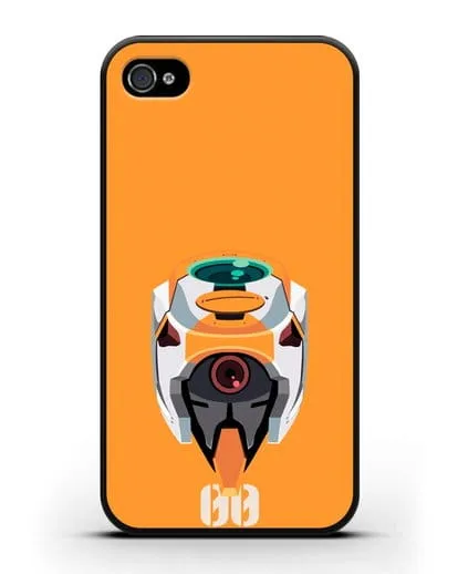 Чехол аниме Евангелион - Ева 00 силиконовый для iPhone 4/4s