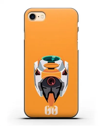 Чехол аниме Евангелион - Ева 00 силиконовый для iPhone 7