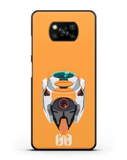 Чехол аниме Евангелион - Ева 00 силиконовый для Xiaomi Poco X3 Pro
