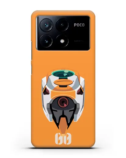 Чехол аниме Евангелион - Ева 00 силиконовый для Xiaomi Poco X6 Pro