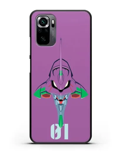 Чехол аниме Евангелион - Ева 01 силиконовый для Xiaomi Poco M5s