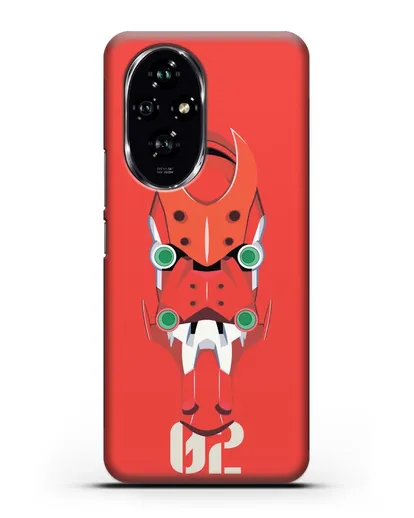 Чехол аниме Евангелион - Ева 02 силиконовый для Honor 200