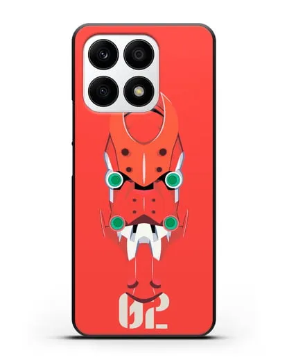 Чехол аниме Евангелион - Ева 02 силиконовый для Honor X8a