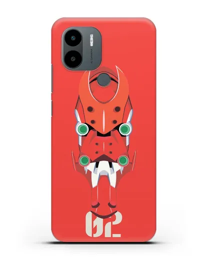 Чехол аниме Евангелион - Ева 02 силиконовый для Xiaomi Poco C51