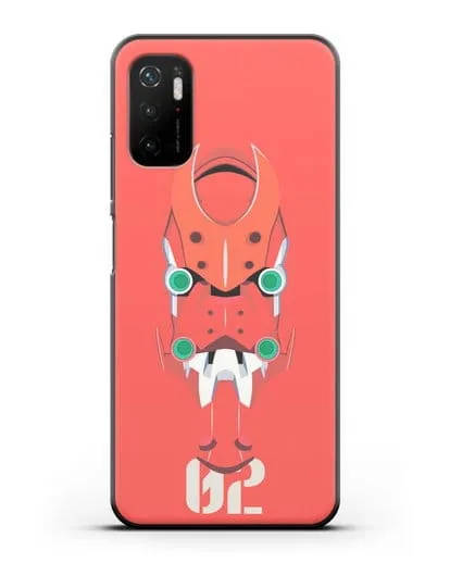 Чехол аниме Евангелион - Ева 02 силиконовый для Xiaomi Poco M3 Pro