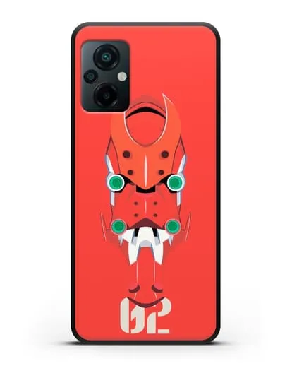 Чехол аниме Евангелион - Ева 02 силиконовый для Xiaomi Poco M5