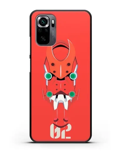 Чехол аниме Евангелион - Ева 02 силиконовый для Xiaomi Poco M5s