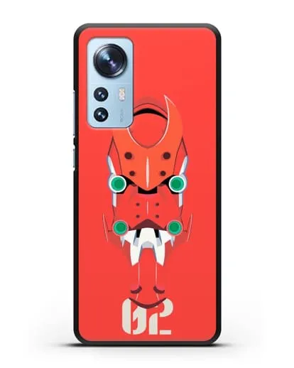 Чехол аниме Евангелион - Ева 02 силиконовый для Xiaomi 12