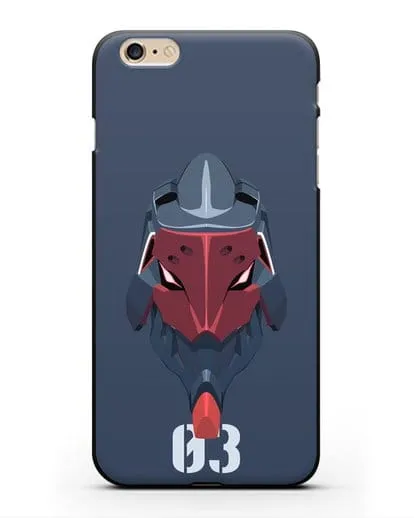 Чехол аниме Евангелион - Ева 03 силиконовый для iPhone 6s Plus