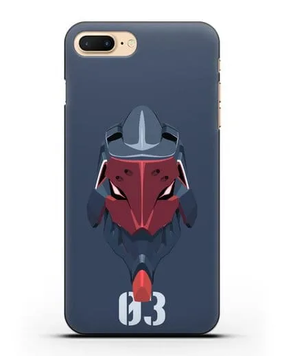 Чехол аниме Евангелион - Ева 03 силиконовый для iPhone 7 Plus