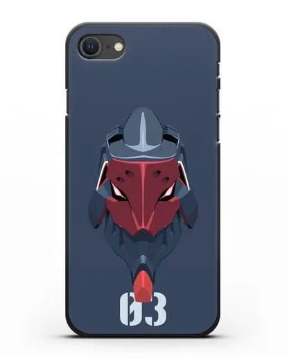 Чехол аниме Евангелион - Ева 03 силиконовый для iPhone SE 2020