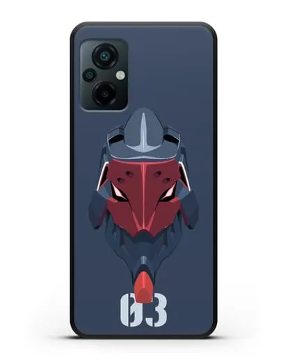 Чехол аниме Евангелион - Ева 03 силиконовый для Xiaomi Poco M5