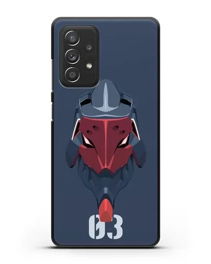 Чехол аниме Евангелион - Ева 03 силиконовый для Samsung Galaxy A53