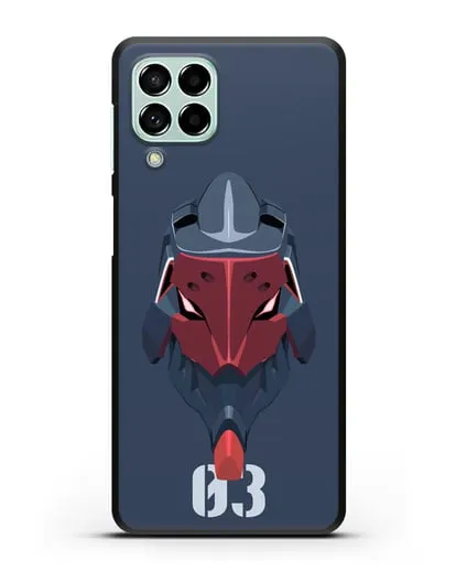 Чехол аниме Евангелион - Ева 03 силиконовый для Samsung Galaxy M53 [SM-M536]