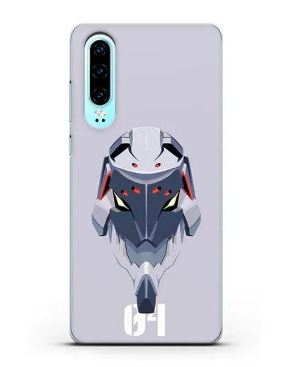Чехол аниме Евангелион - Ева 04 силиконовый для Huawei P30