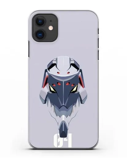 Чехол аниме Евангелион - Ева 04 силиконовый для iPhone 11
