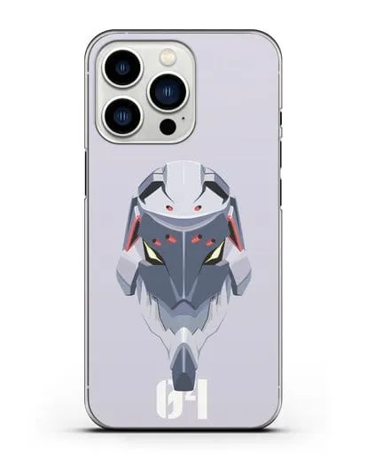 Чехол аниме Евангелион - Ева 04 силиконовый для iPhone 13 Pro