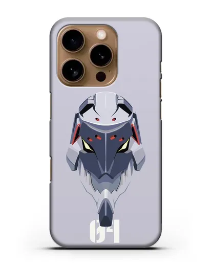Чехол аниме Евангелион - Ева 04 силиконовый для iPhone 16 Pro