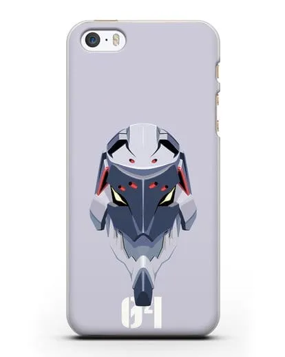 Чехол аниме Евангелион - Ева 04 силиконовый для iPhone 5/5s/SE