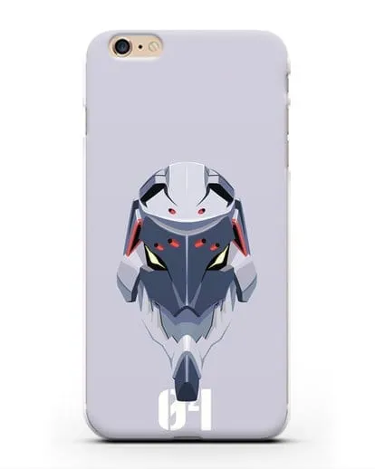 Чехол аниме Евангелион - Ева 04 силиконовый для iPhone 6 Plus