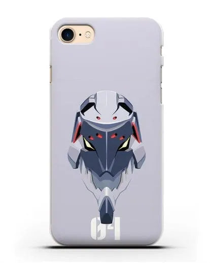 Чехол аниме Евангелион - Ева 04 силиконовый для iPhone 7