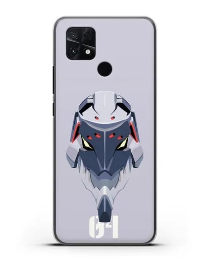 Чехол аниме Евангелион - Ева 04 силиконовый для Xiaomi Poco C40