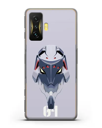 Чехол аниме Евангелион - Ева 04 силиконовый для Xiaomi Poco F4 GT