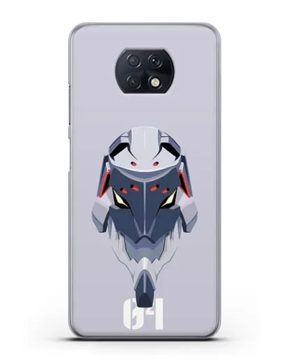 Чехол аниме Евангелион - Ева 04 силиконовый для Xiaomi Redmi Note 9T