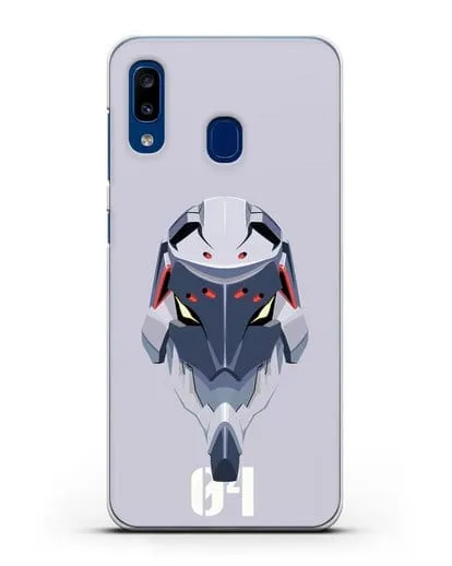 Чехол аниме Евангелион - Ева 04 силиконовый для Samsung Galaxy A20 [SM-A205FN]