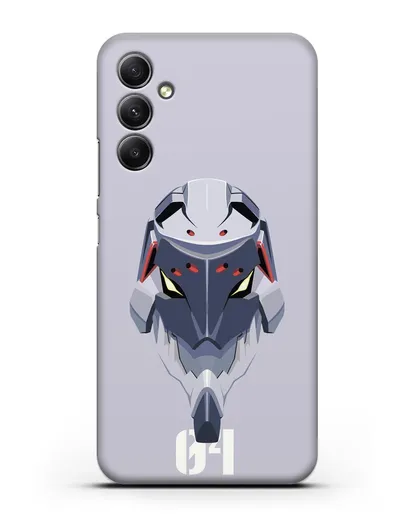 Чехол аниме Евангелион - Ева 04 силиконовый для Samsung Galaxy A34 [SM-A346]