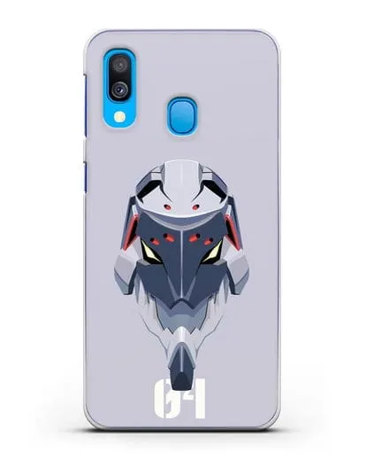 Чехол аниме Евангелион - Ева 04 силиконовый для Samsung Galaxy A40 [SM-A405F]