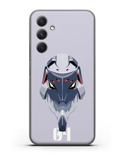 Чехол аниме Евангелион - Ева 04 силиконовый для Samsung Galaxy A54 [SM-A536]