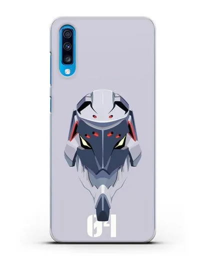 Чехол аниме Евангелион - Ева 04 силиконовый для Samsung Galaxy A70 [SM-A705F]