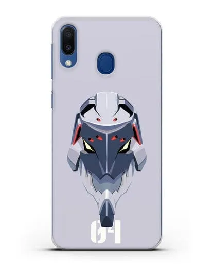 Чехол аниме Евангелион - Ева 04 силиконовый для Samsung Galaxy M20 [SM-M205F]