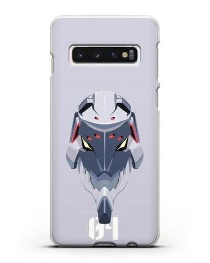 Чехол аниме Евангелион - Ева 04 силиконовый для Samsung Galaxy S10 [SM-G973F]