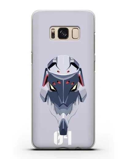 Чехол аниме Евангелион - Ева 04 силиконовый для Samsung Galaxy S8 [SM-950F]