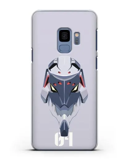 Чехол аниме Евангелион - Ева 04 силиконовый для Samsung Galaxy S9 [SM-G960F]
