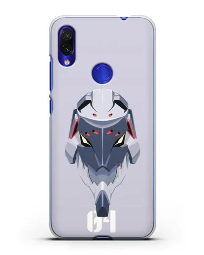 Чехол аниме Евангелион - Ева 04 силиконовый для Xiaomi Redmi Note 7