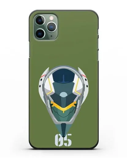 Чехол аниме Евангелион - Ева 05 силиконовый для iPhone 11 Pro