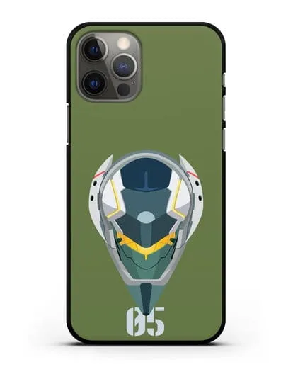 Чехол аниме Евангелион - Ева 05 силиконовый для iPhone 12 Pro