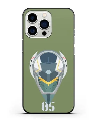 Чехол аниме Евангелион - Ева 05 силиконовый для iPhone 13 Pro